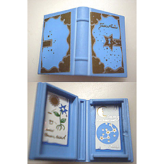 Minifigure, Utensil Book 2 x 3 with Lock and Star Pattern (Stickers) - Set 5825