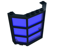 Window Bay 3 x 8 x 6 with Trans-Light Blue Glass
