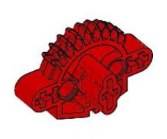 Bionicle Matoran Torso, Gear 9 Tooth with 3 Axle Holes and 2 Pin Holes