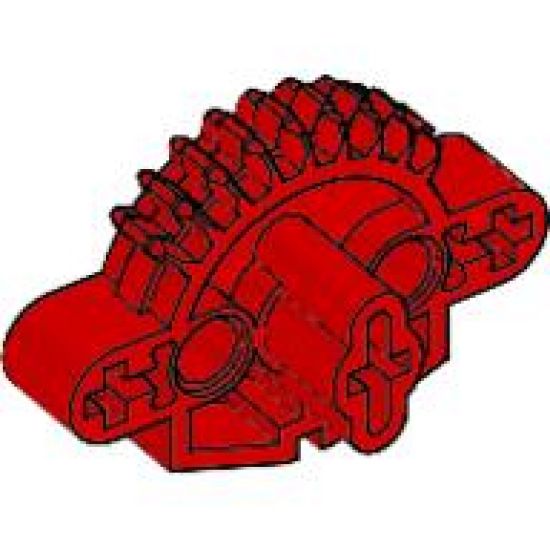 Bionicle Matoran Torso, Gear 9 Tooth with 3 Axle Holes and 2 Pin Holes
