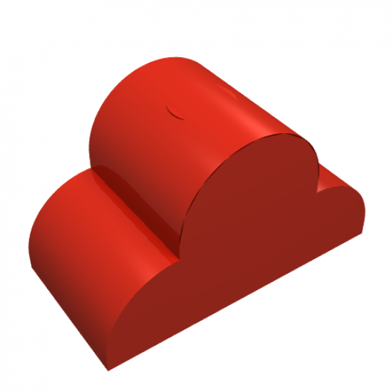 Slope, Curved 4 x 2 x 2 Triple