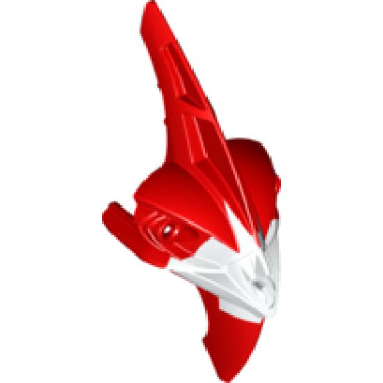 Bionicle Head, Barraki Pridak, Marbled Red Pattern