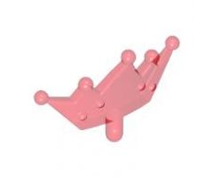 Minifigure, Headgear Accessory Crown Tiara, 5 Points, Rounded Ends