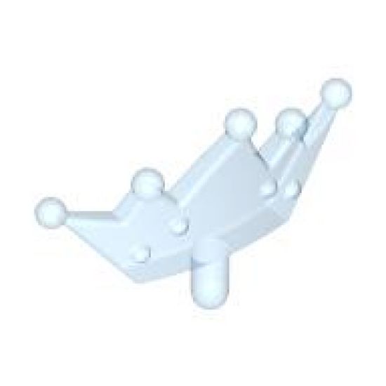 Minifigure, Headgear Accessory Crown Tiara, 5 Points, Rounded Ends