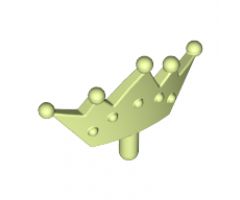 Minifigure, Headgear Accessory Crown Tiara, 5 Points, Rounded Ends
