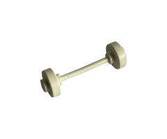 Wheel Fabuland Pair Small with Center Stud fixed on Same Color Axle (Stroller / Skateboard)