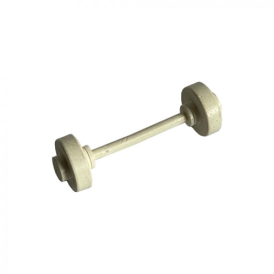 Wheel Fabuland Pair Small with Center Stud fixed on Same Color Axle (Stroller / Skateboard)