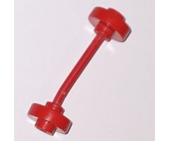 Wheel Fabuland Pair Small with Center Stud fixed on Same Color Axle (Stroller / Skateboard)