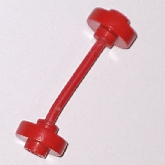 Wheel Fabuland Pair Small with Center Stud fixed on Same Color Axle (Stroller / Skateboard)