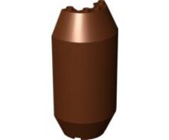 Cylinder Half 3 x 6 x 10 with 1 x 2 Cutout