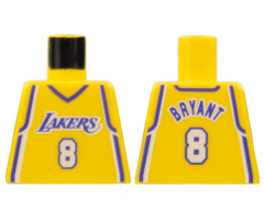 Torso NBA Los Angeles Lakers #8 Kobe Bryant Pattern