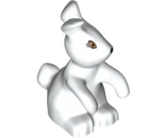 Bunny / Rabbit, Belville with Orange Eyes and Black Nose Pattern