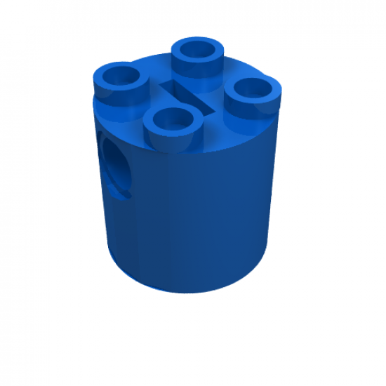 Brick, Round 2 x 2 x 2 Robot Body - with Bottom Axle Holder x Shape + Orientation