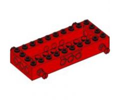 Vehicle, Base 4 x 10 x 1 1/3 with 8 x 2 Recessed Center, 4 Pins, Technic Holes