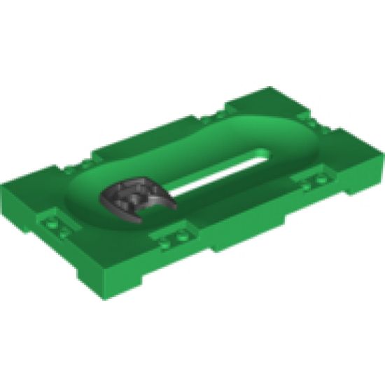 Sports Field Section 8 x 16 with Horizontal Slot and Black Sliding Holder, Assembly