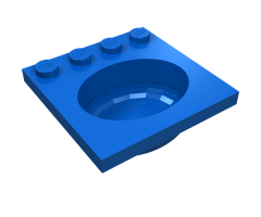 Container Sink 4 x 4 with Elliptical Basin