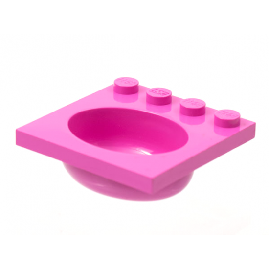 Container Sink 4 x 4 with Elliptical Basin
