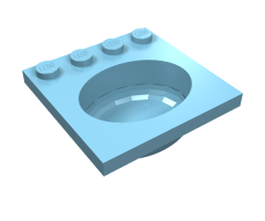 Container Sink 4 x 4 with Elliptical Basin