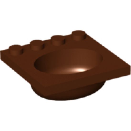 Container Sink 4 x 4 with Elliptical Basin