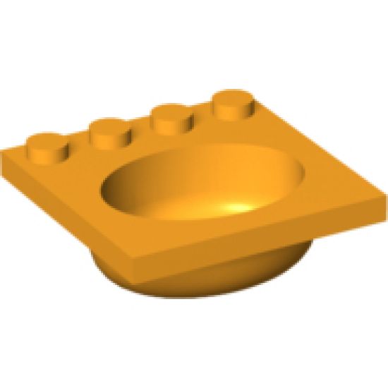 Container Sink 4 x 4 with Elliptical Basin