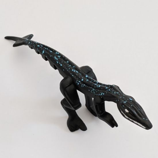 Animal, Dinosaur Mutant Lizard with Blue Specks on Back Pattern