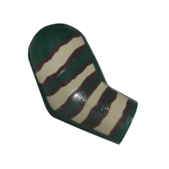 Arm, Right with Tan Stripes Pattern