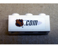 Brick 1 x 3 with 'NHL.com' Pattern (Sticker) - Set 3578