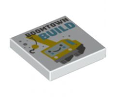 Tile 2 x 2 with 'BOOMTOWN BUILD' Pattern