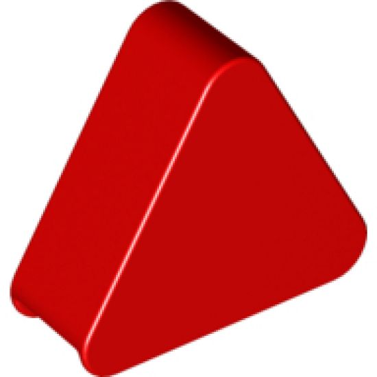 Duplo, Brick 1 x 3 x 2 Triangle Road Sign with Exclamation Mark Pattern