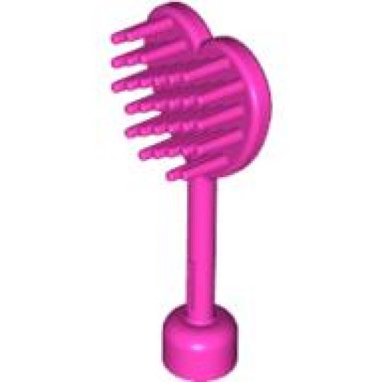 Duplo, Figure Wear & Utensil Hairbrush Heart-Shaped with Mirror on Back