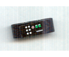 Technic, Liftarm 1 x 3 Thick with Red, Green and White Buttons Pattern Model Right (Sticker) - Set 8010