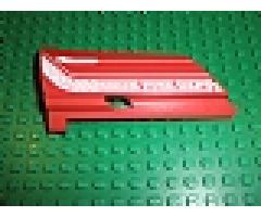 Technic, Panel Fairing #21 Large Long, Small Hole, Side B with 'AVIATION FIRE DEPT' Pattern (Sticker) - Set 8454