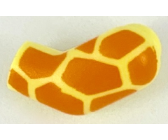 Arm, Left with Orange Giraffe Spots Pattern
