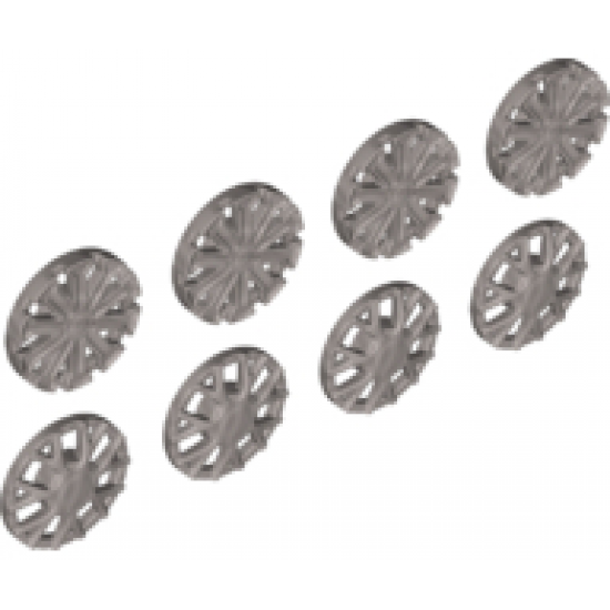 Wheel, Accessory Cover 7 Spoke Y Shape and 10 Spoke T Shape for Wheel 18976, 8 in Bag - 4 of Each (Multipack)