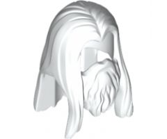 Minifigure, Hair Long Straight with Center Part and Beard
