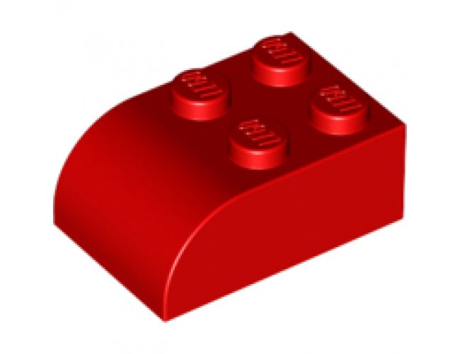 Slope, Curved 3 x 2 x 1 with Four Studs