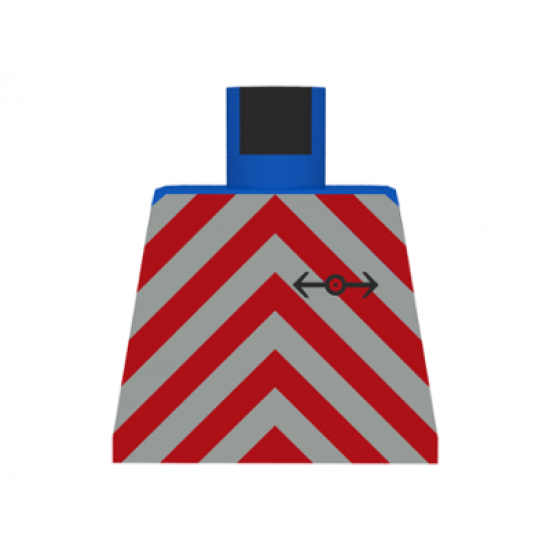 Torso Train Red Chevron Pattern
