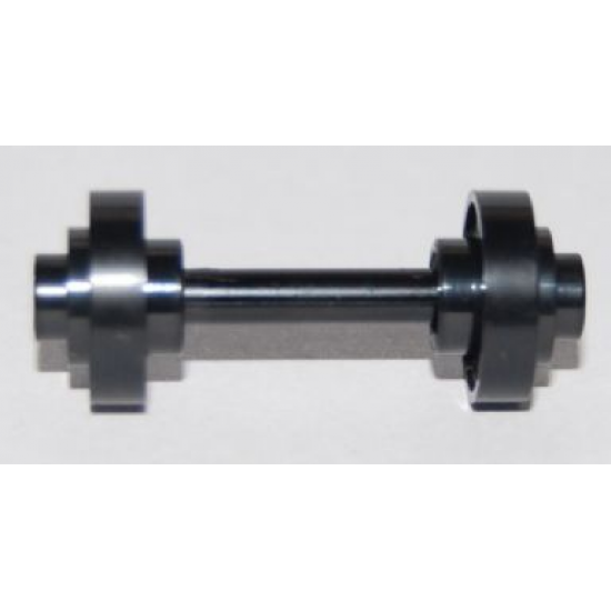 Minifigure, Utensil Barbell Weights with Black Bar