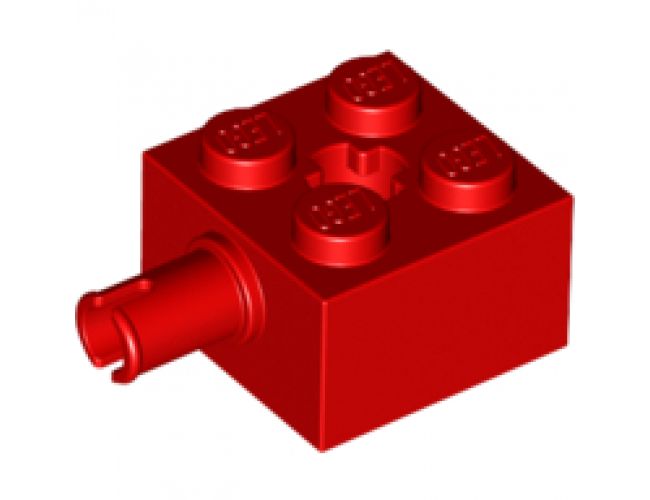 Brick, Modified 2 x 2 with Pin and Axle Hole