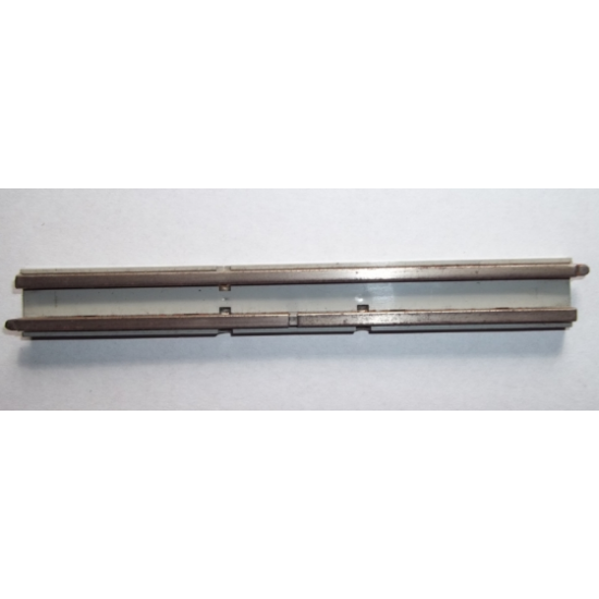 Train, Track 12V Conducting Rail Straight for 12v Signal with Rail Interruption in the Middle, no Pattern