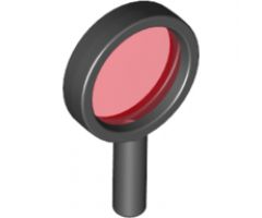 Minifigure, Utensil Magnifying Glass with Trans-Red Lens (Alpha Team)