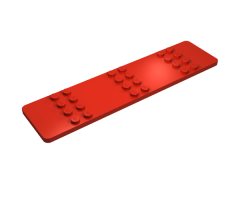 Plate, Modified 4 x 16 with 24 studs