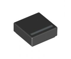 Tile 1 x 1 with Silver Underscore (_) Pattern
