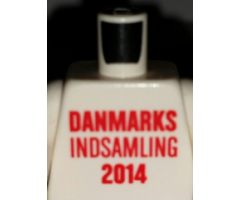 Torso 'DANMARKS INDSAMLING 2014' on Front, Lego Logo on Back Pattern