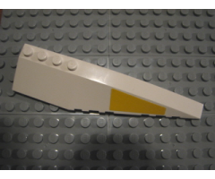 Wedge 12 x 3 Right with Yellow SW UCS Y-wing Wedge Pattern (Sticker) - Set 10134