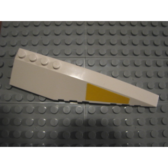Wedge 12 x 3 Right with Yellow SW UCS Y-wing Wedge Pattern (Sticker) - Set 10134