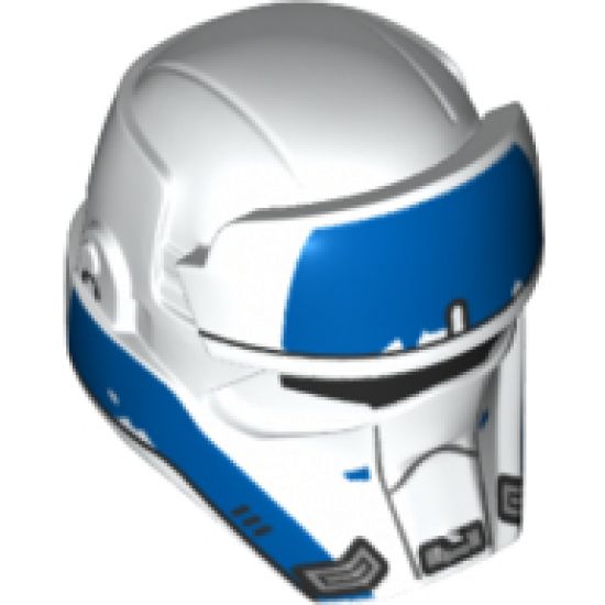 Minifigure, Headgear Helmet SW Imperial Transport Pilot Pattern