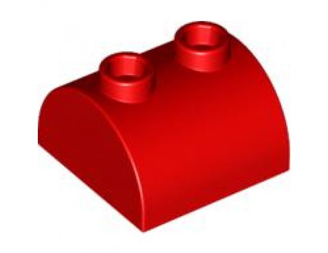 Slope, Curved 2 x 2 x 1 Double with Two Studs