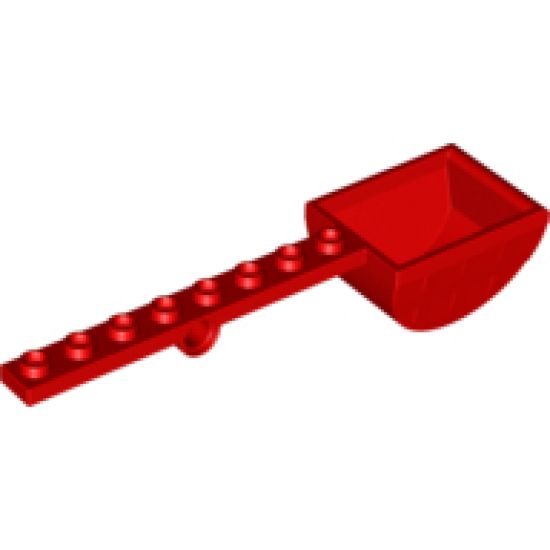 Plate, Modified 1 x 8 with Pin Hole and Bucket (Catapult)