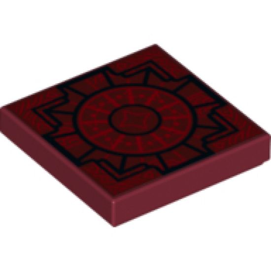 Tile 2 x 2 with Geometric Pattern